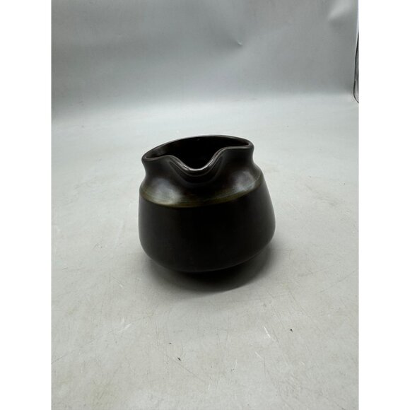 Vintage Franciscan Madeira Dark Brown Ceramic Creamer Pitcher handle Spout READ - Picture 3 of 6